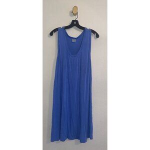 Soma Tank Top Sleep Dress PJ Shirt Sleeveless Racerback Womens XL XLarge Blue